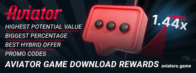 What rewards can you get for downloading the Aviator app